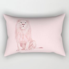 PINK LION Rectangular Pillow