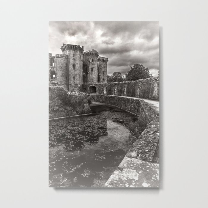 The Castle Moat Metal Print