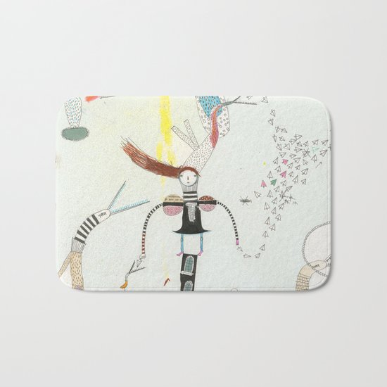 Desire creates the power. Bath Mat