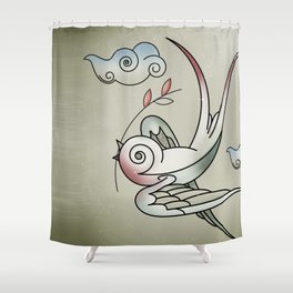 Sparrow Shower Curtain