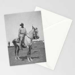 Colonel Theodore Roosevelt On Horseback - New York - 1898 Stationery Card