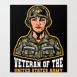 Veteran Of The United States Military Canvas Print