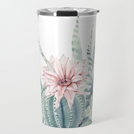 Petite Cactus Echeveria Travel Mug