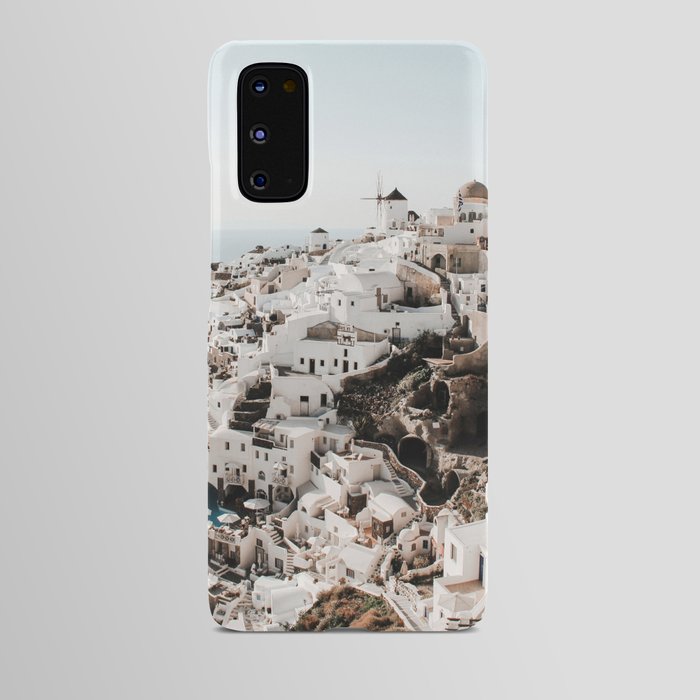 Santorini Village Android Case