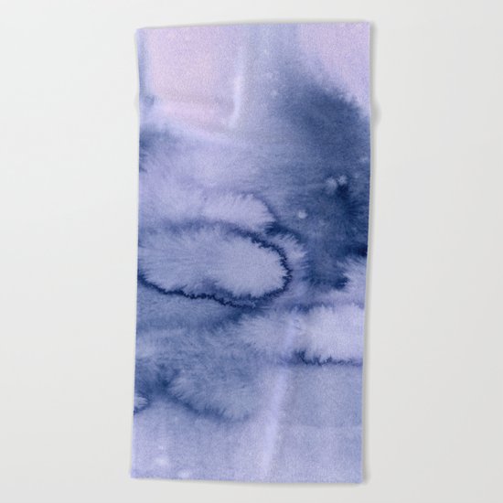 inkblot pastels 1 Beach Towel