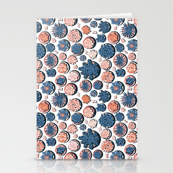 Succulent pots II Stationery Cards