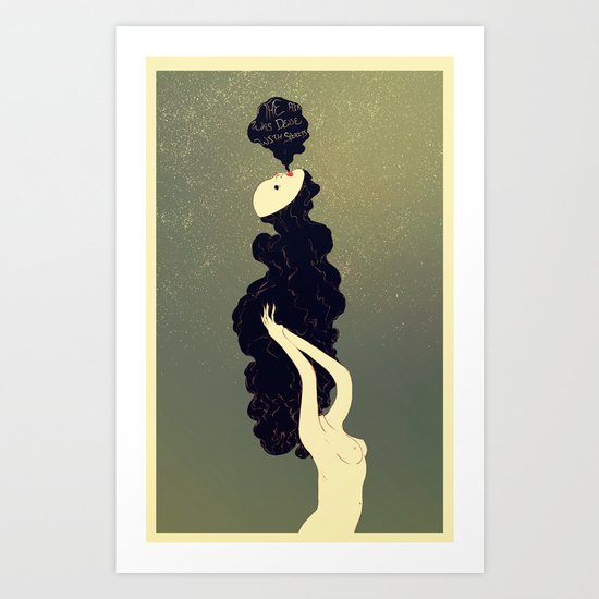 The Air Was Dense With Spirits Art Print