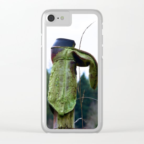 Cowboy Hanger Clear iPhone Case