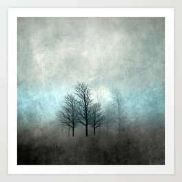 NOVEMBER FOREST COLORED MOODY-1 Art Print