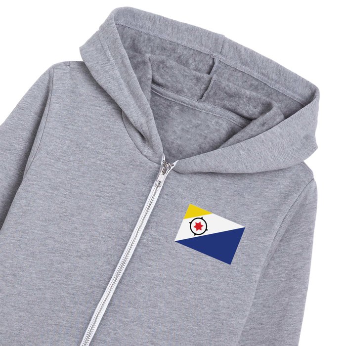 Bonaire flag Kids Zip Hoodie