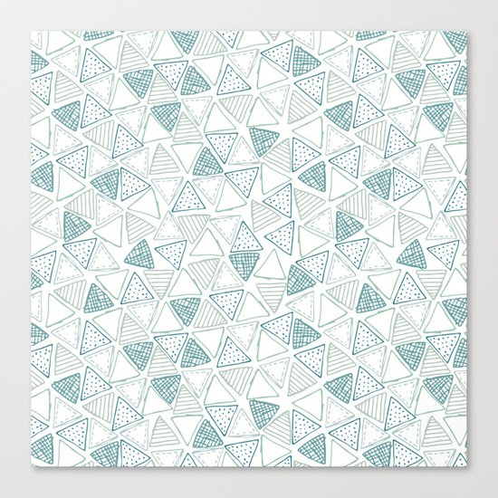 Triangular Pattern Canvas Print
