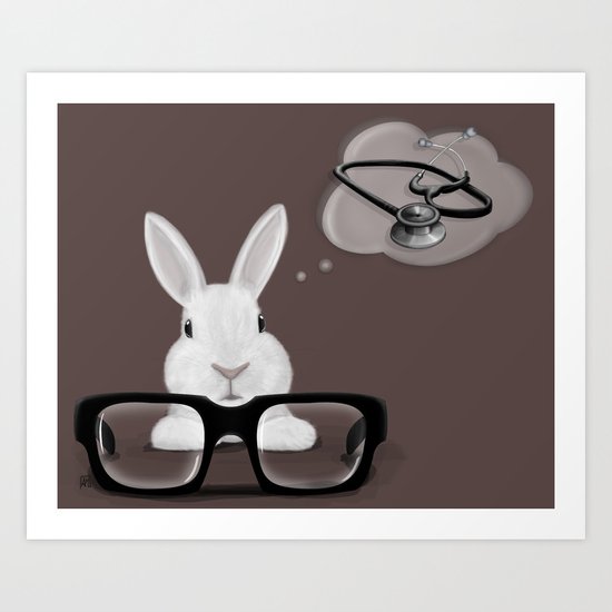 I Want To Be A Doctor Art Print