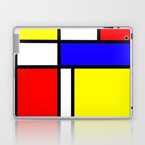 Mondrian 4 #art #mondrian #artprint Laptop & iPad Skin