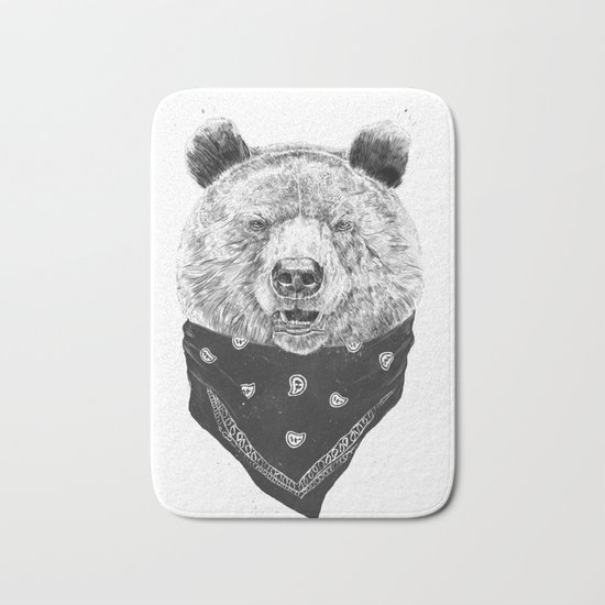 Wild bear Bath Mat