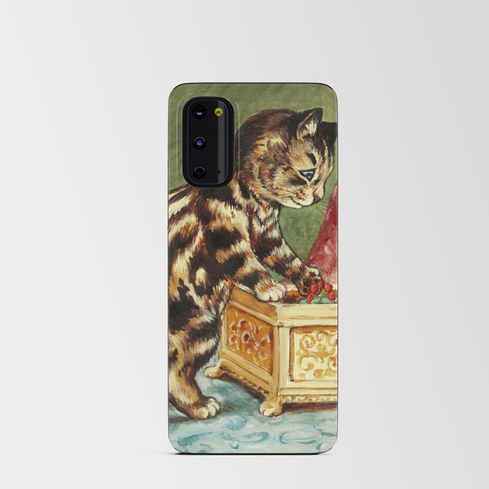  Treasure Kittens by Louis Wain Android Card Case