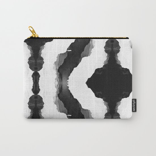 Black Isolation Fields Carry-All Pouch