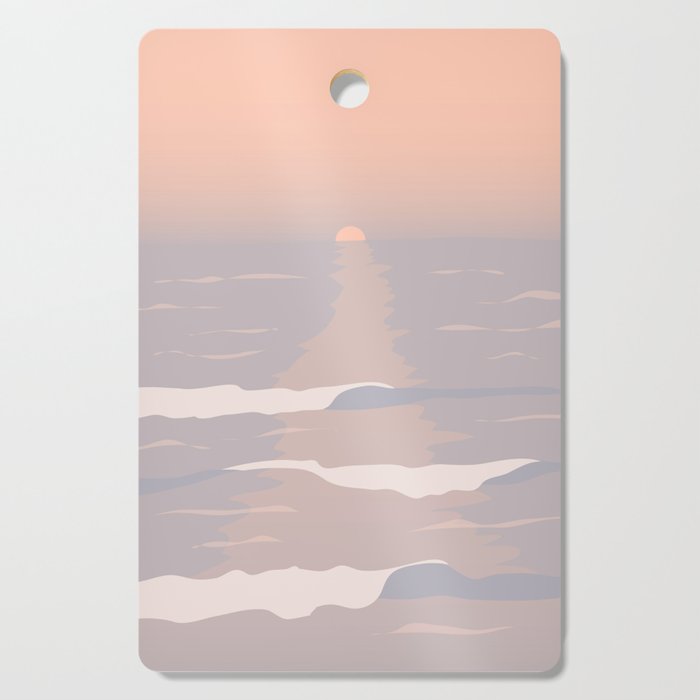 Sunset Waves Over Peru Cutting Board