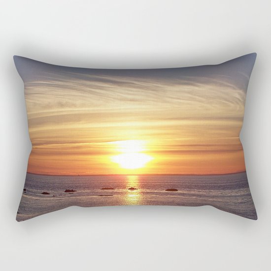 Gaspesie Sunset Rectangular Pillow