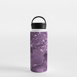 Purple Starry Agate Texture 03 Water Bottle