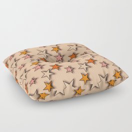 y2k-star pink Floor Pillow
