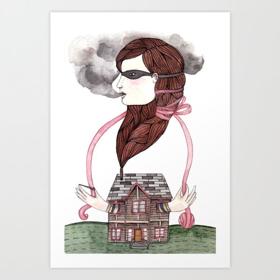 Little Smokes Art Print