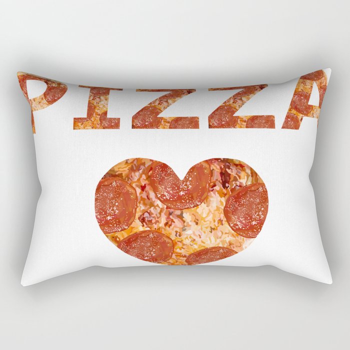 Pizza Love  Rectangular Pillow