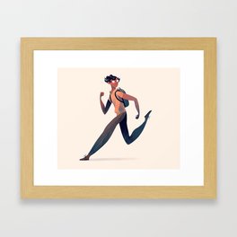 Runner Guy Framed Art Print