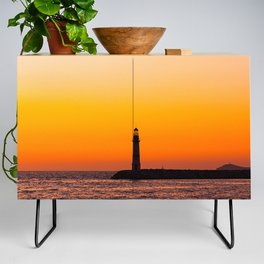 Lighthouse Sunset Credenza