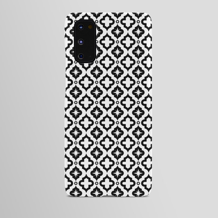 Black Ornamental Arabic Pattern Android Case