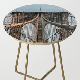 Brooklyn Bridge in New York City Side Table