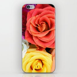 Colorful roses iPhone Skin