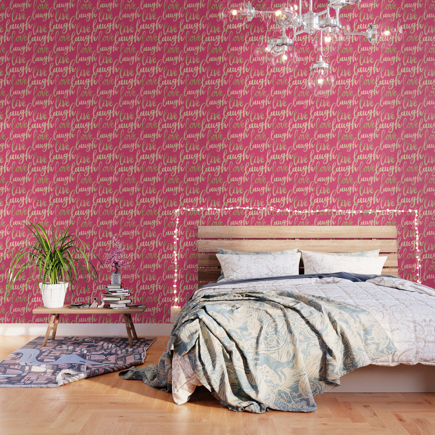 Live Laugh Love Wallpaper By Catyarte Society6