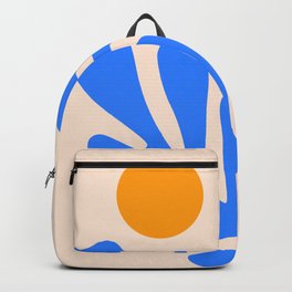Henri Matisse - Leaves - Blue Backpack