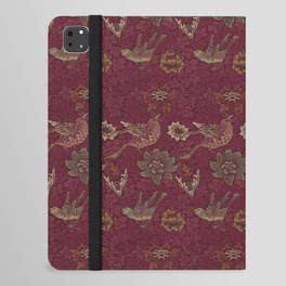 William Morris Bird & Anemone Red Clay iPad Folio Case