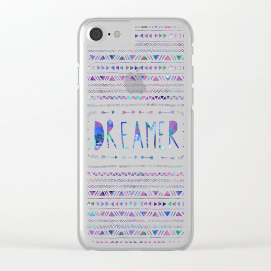 DREAMER Clear iPhone Case