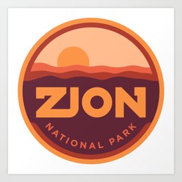 Zion National Park Art Print