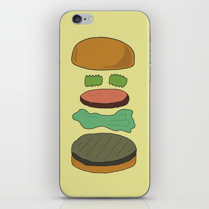Burger Assembly iPhone Skin