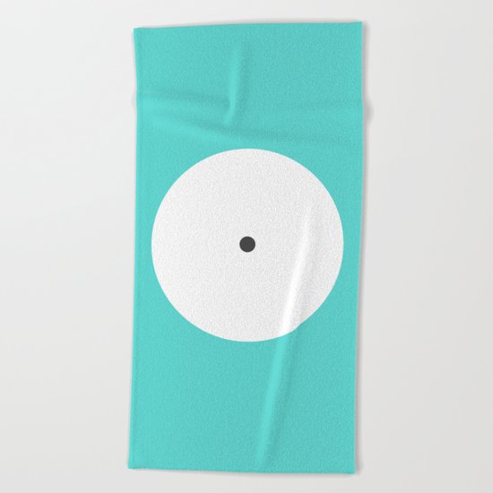This is the point in blue Beach Towel