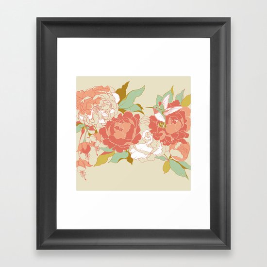 garden party Framed Art Print