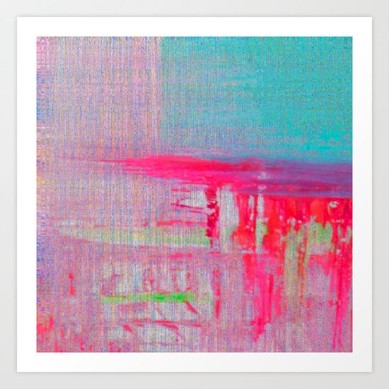 Melt Art Print