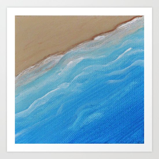 Ocean Shore Art Print