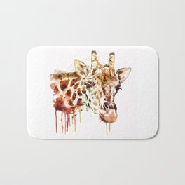 Giraffe Head Bath Mat