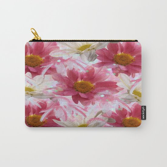 Spring Floral Explosion Carry-All Pouch