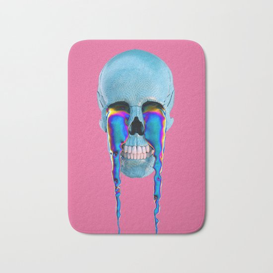 skull 23 aka bacon Bath Mat