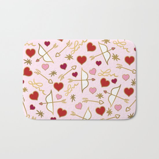 Cupid Love (soft pink) Bath Mat