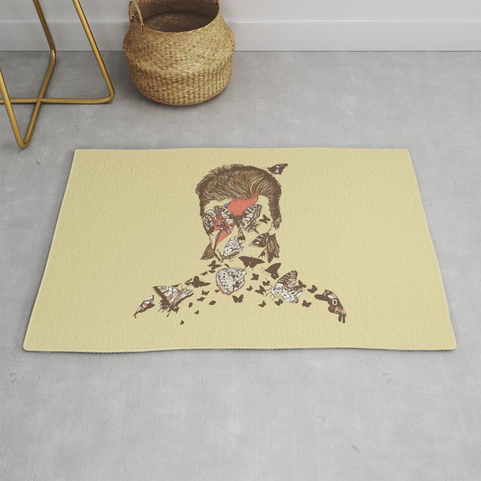 FACES OF GLAM ROCK Rug
