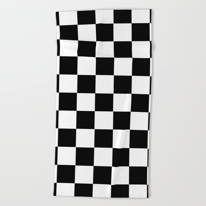 Checkerboard Beach Towel