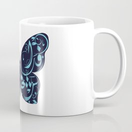 Butterfly Arabic design Coffee Mug