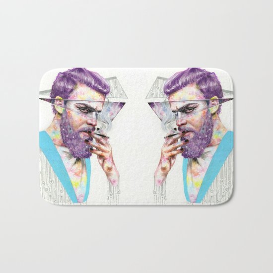 Clown on the Outside Bath Mat