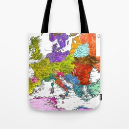 The Peoples of Europe According to Ptolemy Tote Bag